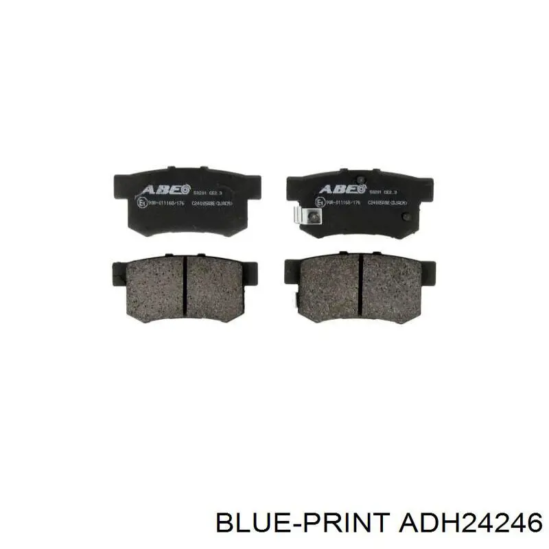 Передние тормозные колодки ADH24246 Blue Print