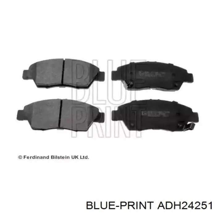 Передние тормозные колодки ADH24251 Blue Print