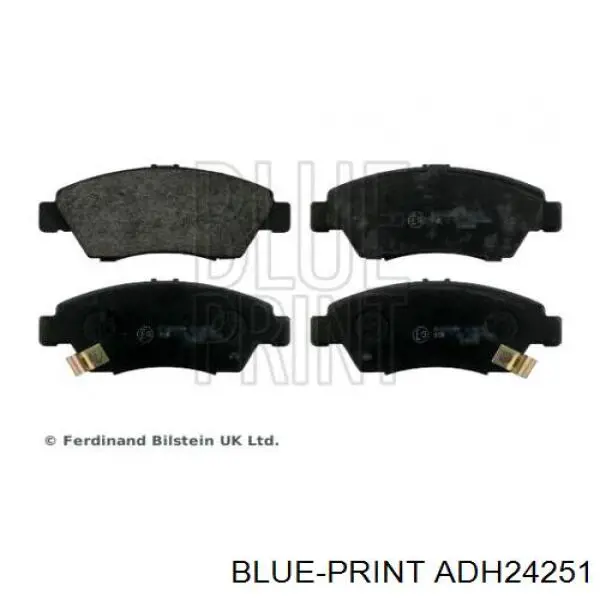 Передние тормозные колодки B110284 Denckermann