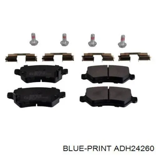 Передние тормозные колодки ADH24260 Blue Print