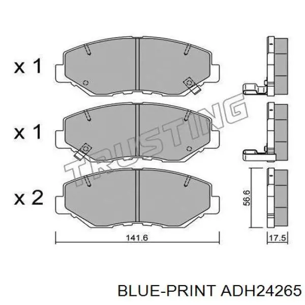 Колодки Brembo P28035N цена, от 29.32 USD