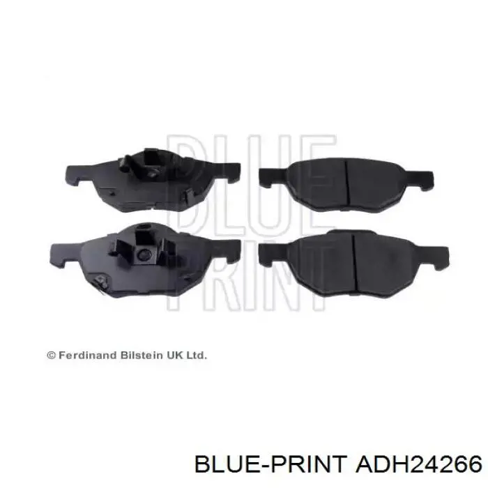 Колодки тормозные передние дисковые Blue Print ADH24266