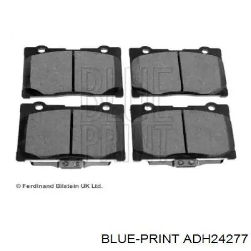 Передние тормозные колодки ADH24277 Blue Print