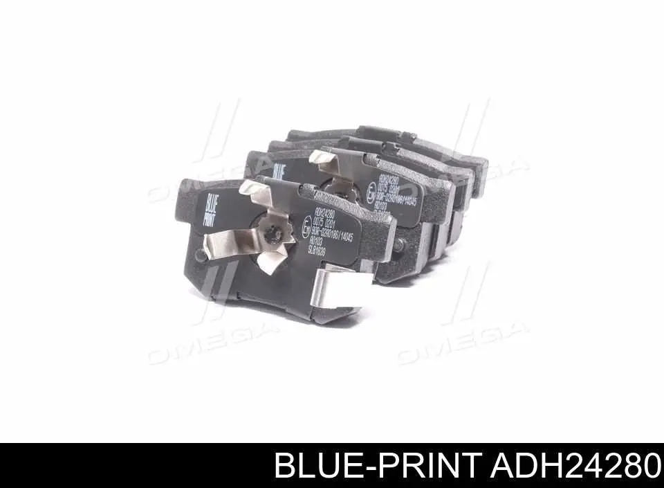 Задние тормозные колодки ADH24280 Blue Print