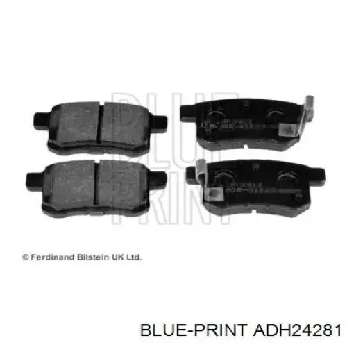 Колодки дисковые  Blue Print ADH24281 цена, от 20.13 USD