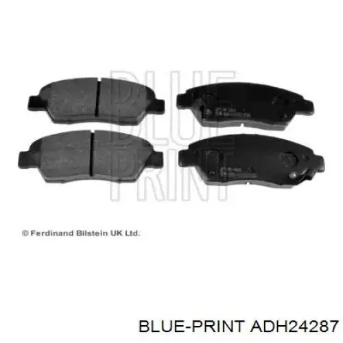 Передние тормозные колодки ADH24287 Blue Print