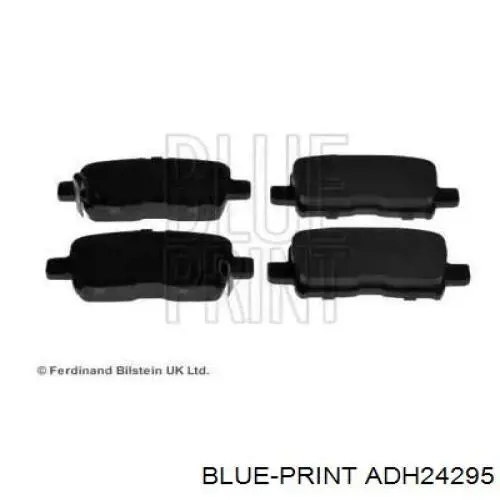 Колодки гальмові задні, дискові ADH24295 Blue Print