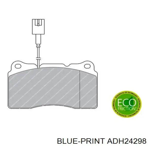 Передние тормозные колодки 50000204 Ashika