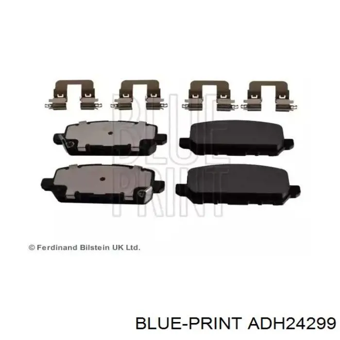 ADH24299 Blue Print Колодки тормозные дисковые комплект