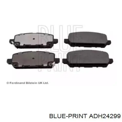 Колодки дисковые  Blue Print ADH24299 цена, от 23.77 USD