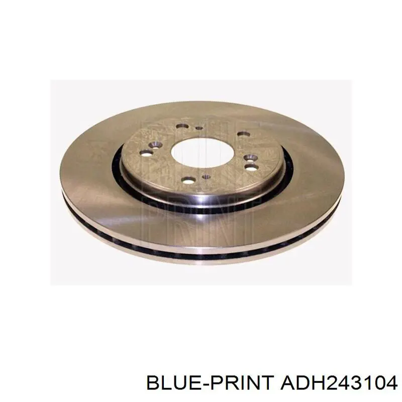 Передние тормозные диски ADH243104 Blue Print