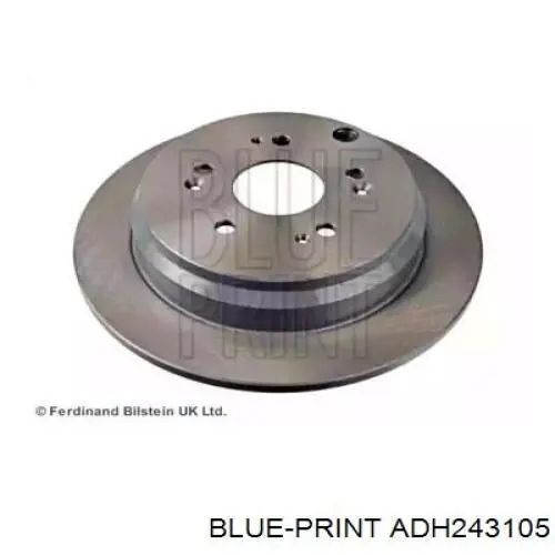 Диск гальмівний задній ADH243105 Blue Print