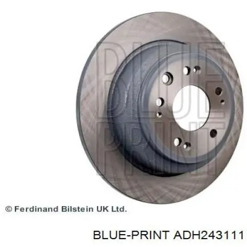 Тормозные диски ADH243111 Blue Print