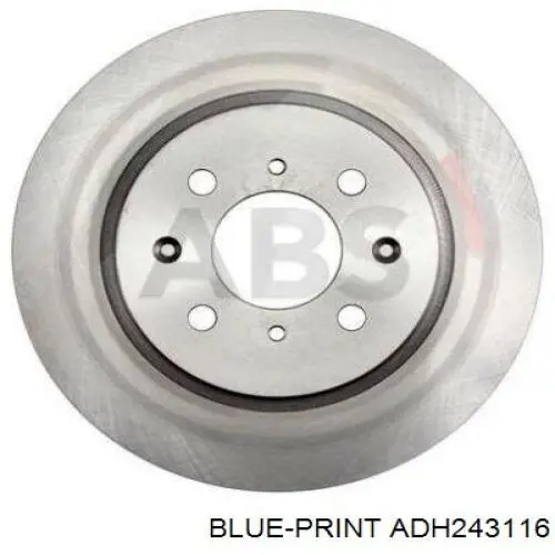 Задний дисковый тормоз Blue Print ADH243116