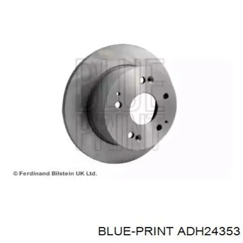Disco de freno trasero ADH24353 Blue Print