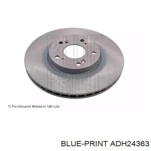 Передние тормозные диски ADH24363 Blue Print