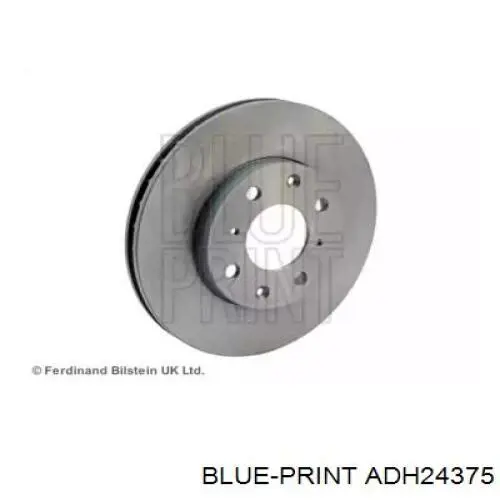 Передние тормозные диски ADH24375 Blue Print