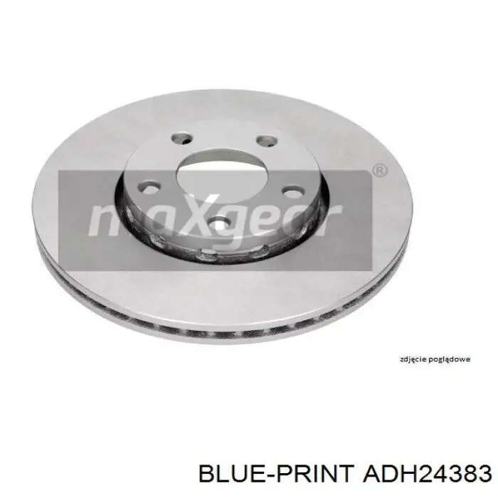 Передние тормозные диски ADH24383 Blue Print