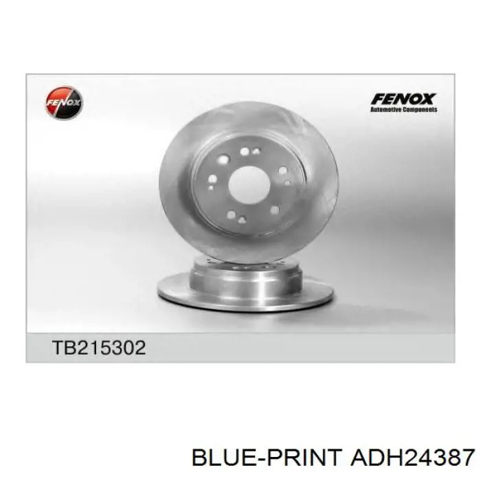 ADH24387 Blue Print Дисковый тормоз
