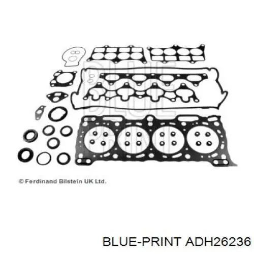 Верхний комплект прокладок двигателя ADH26236 Blue Print