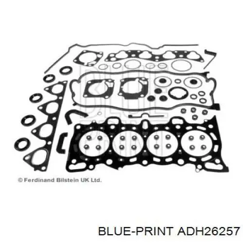 Верхний комплект прокладок двигателя ADH26257 Blue Print