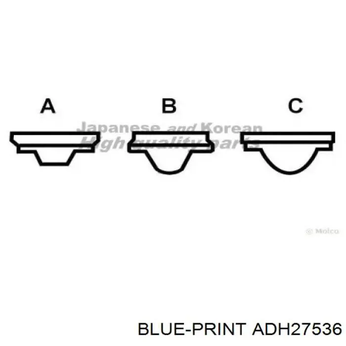 Купить ADH27536 Blue Print Ремень балансировочного вала