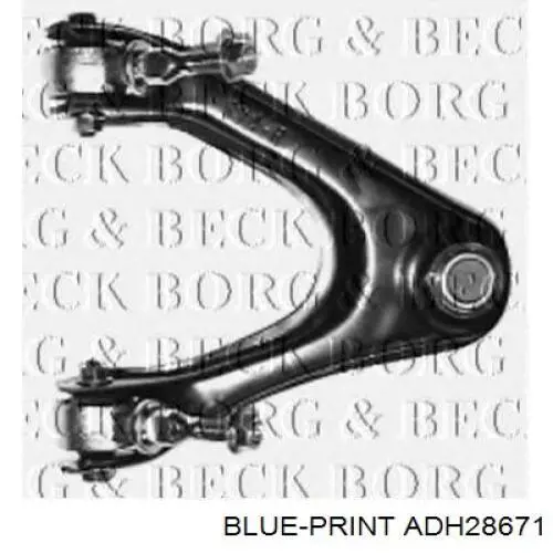 Рычаг задней подвески верхний левый ADH28671 Blue Print