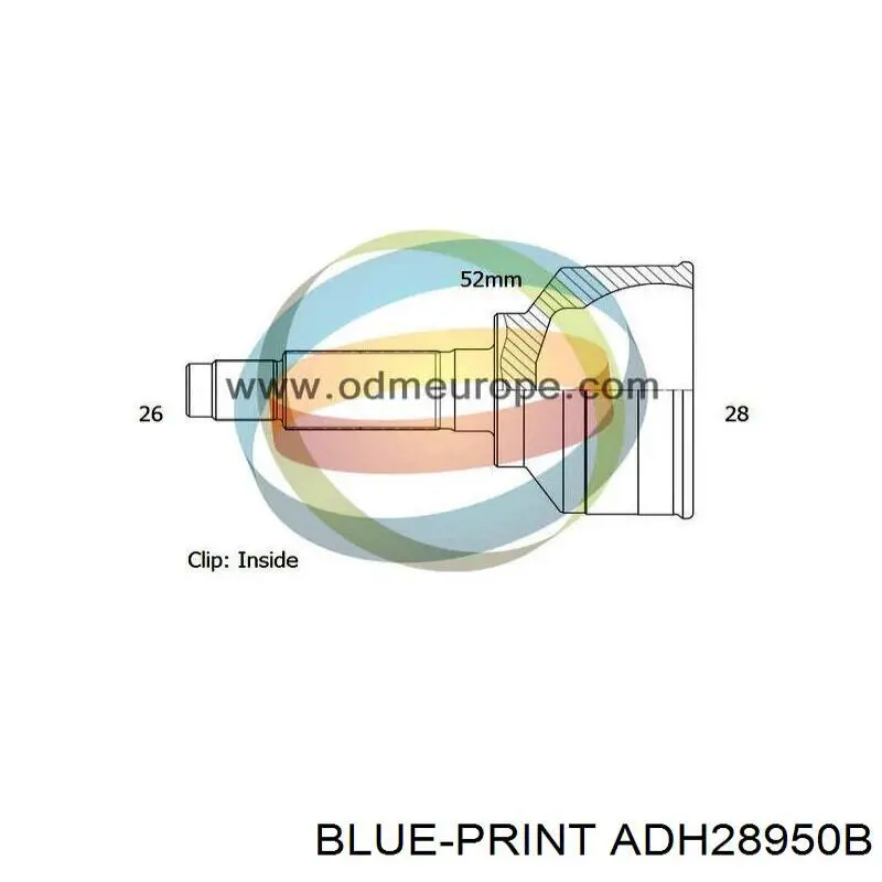 ШРУС наружный передний ADH28950B Blue Print
