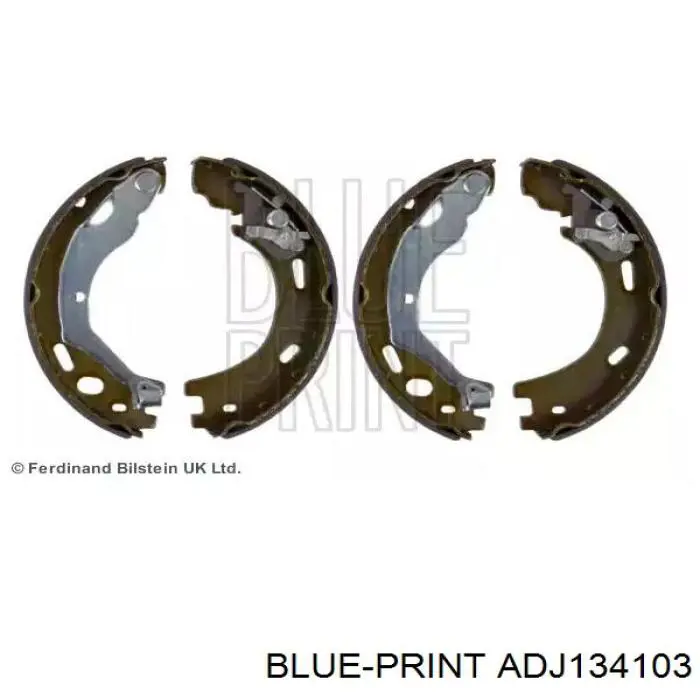 Колодки ручника (стояночного тормоза) Blue Print ADJ134103