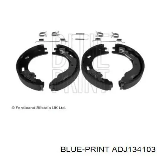 Купить ADJ134103 Blue Print Колодки ручника/стояночного тормоза