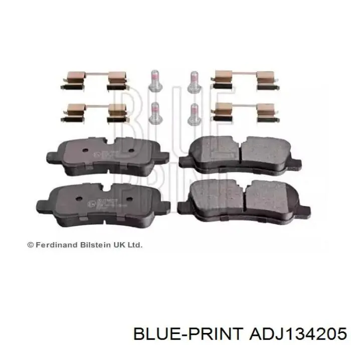 Задние тормозные колодки ADJ134205 Blue Print