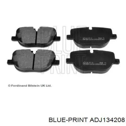 Задние тормозные колодки ADJ134208 Blue Print