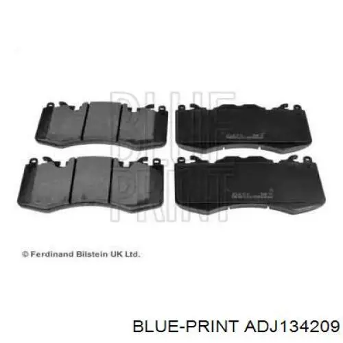 Передние тормозные колодки ADJ134209 Blue Print