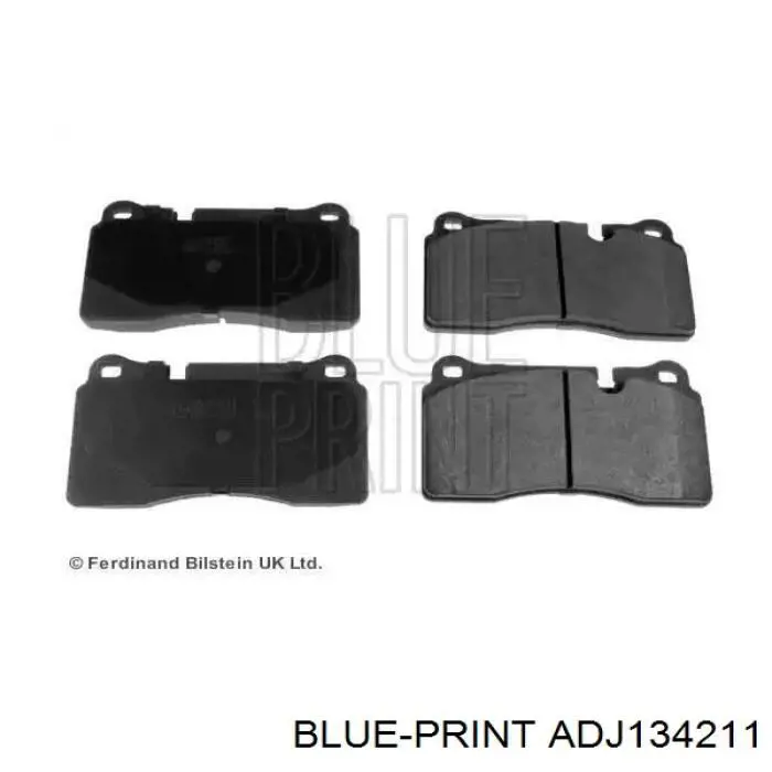 ADJ134211 Blue Print передние тормозные колодки