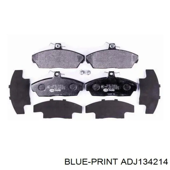 Тормозные колодки Blue Print ADJ134214