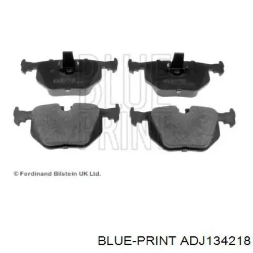 Задние тормозные колодки ADJ134218 Blue Print