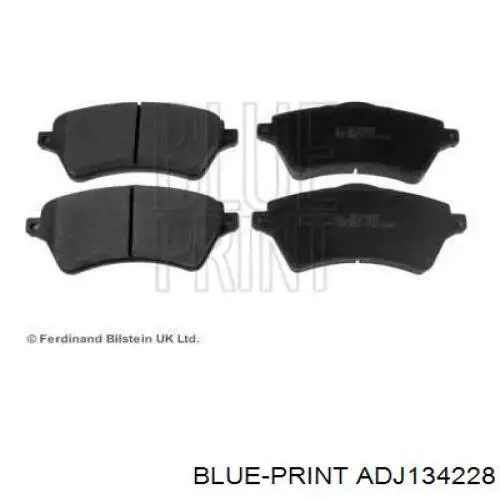 Передние тормозные колодки ADJ134228 Blue Print