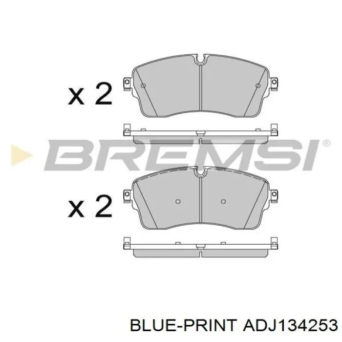 Колодки Jaguar J9C7133 цена, от 83.33 USD