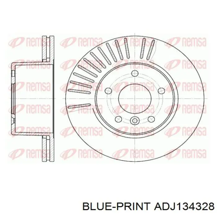 Передний тормозной диск Land Rover ANR4582