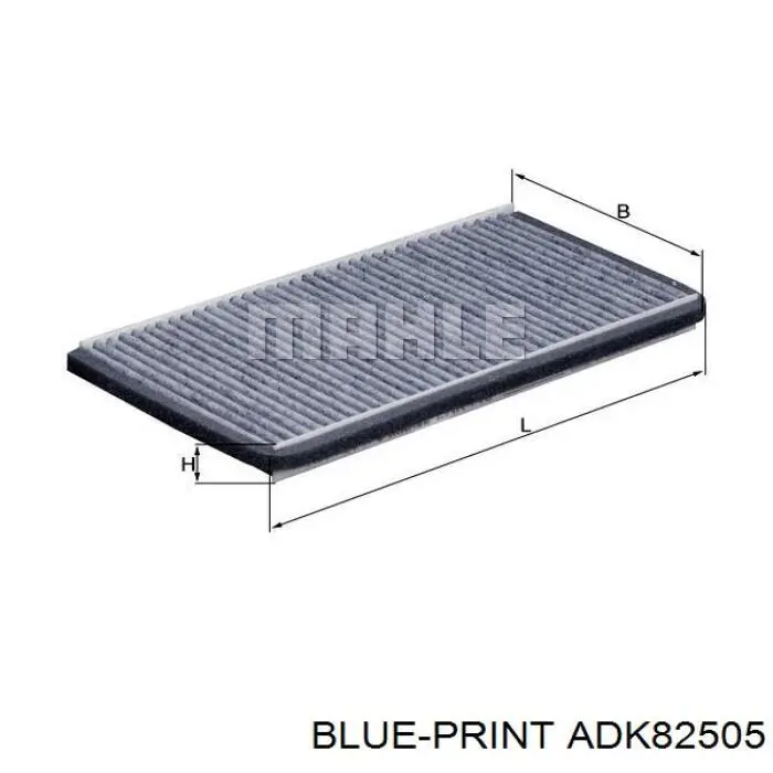 ADK82505 Blue Print фильтр салона