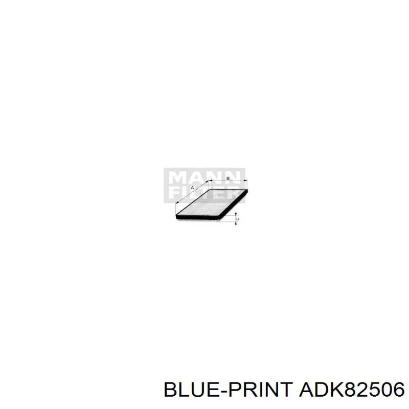 Фильтр салона ADK82506 Blue Print