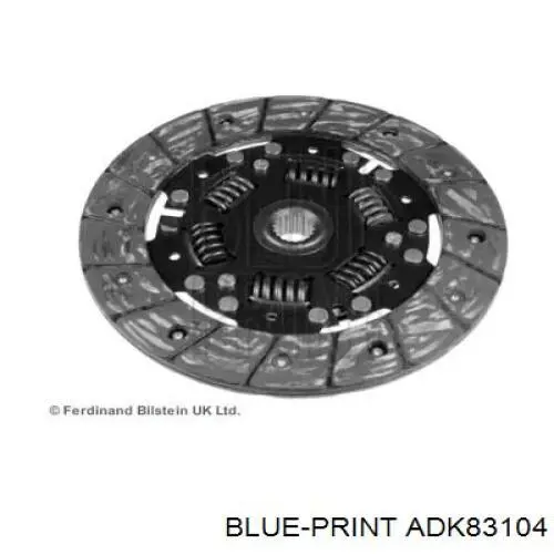 Disco de embrague ADK83104 Blue Print