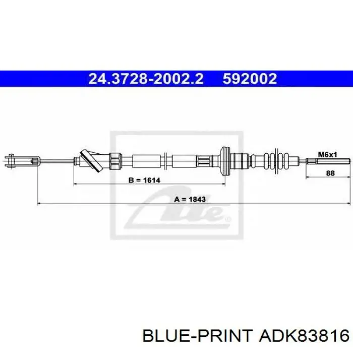 Трос сцепления Japan Parts GC810 цена, от 20.28 USD