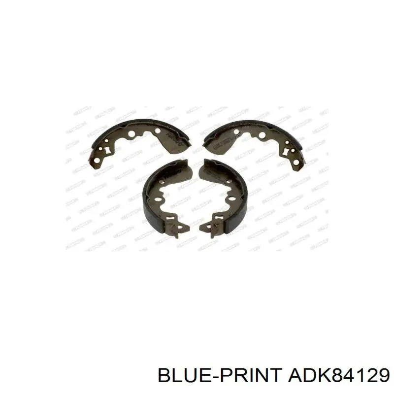 Купить ADK84129 Blue Print Задние барабанные тормозные колодки
