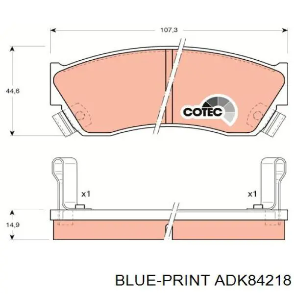 Колодки Intelli D174E цена, от 11.72 USD
