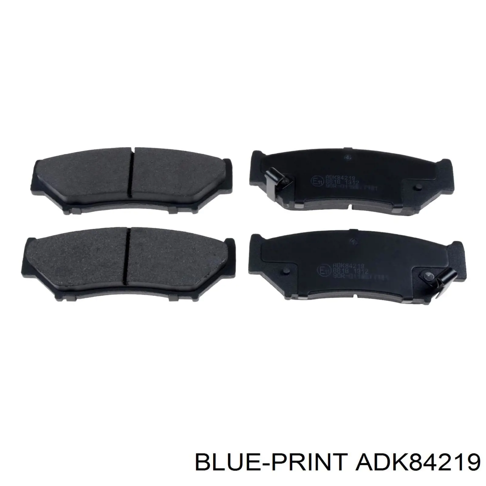 Колодки гальмівні передні, дискові ADK84219 Blue Print