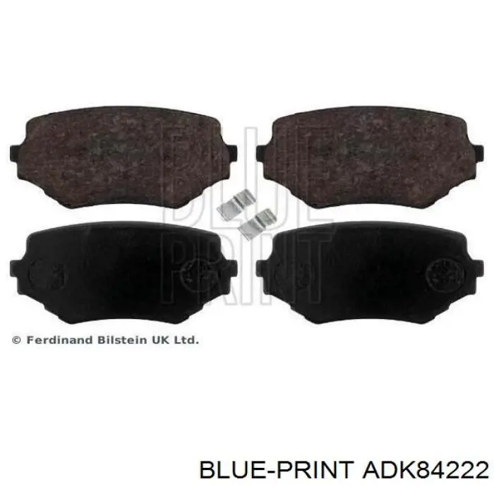Pastillas de freno delanteras ADK84222 Blue Print