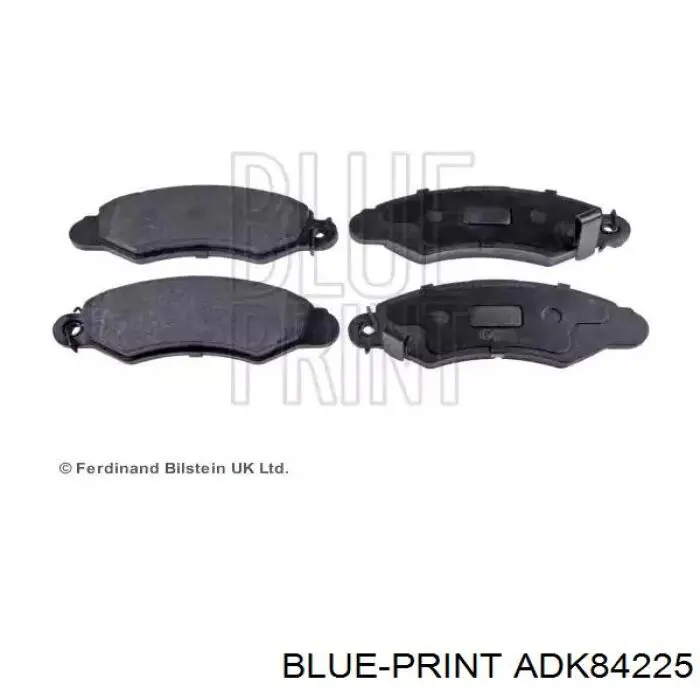 Передние тормозные колодки ADK84225 Blue Print