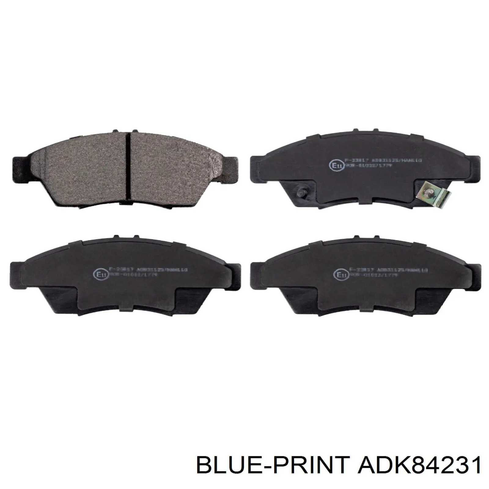 Передние тормозные колодки ADK84231 Blue Print