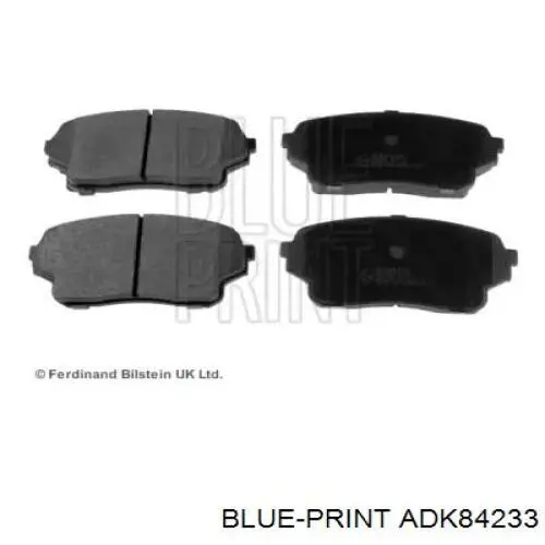 Передние тормозные колодки ADK84233 Blue Print